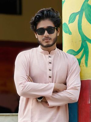 প্রিমিয়াম মাইক্রোস্টিজ ভাঙচুর ফেব্রিক সলিড পাঞ্জাবি_img_0