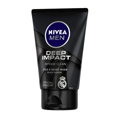 NIVEA Men Deep Impact Intense Clean Face Wash, 100ml_img_0