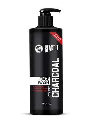 Beardo Activated Charcoal Face Wash for men, 200ml_img_0