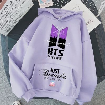 Stylish Logo Unisex BTS Hoodie_img_1