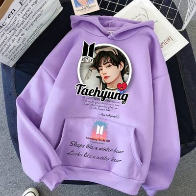 Taehyung (V) Circle Unisex BTS Hoodie_img_1