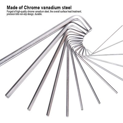 Harden 13Pcs Inch Long Hex Key Wrench Heavy Duty Tools Heat Treat Cr-v 540613_img_2