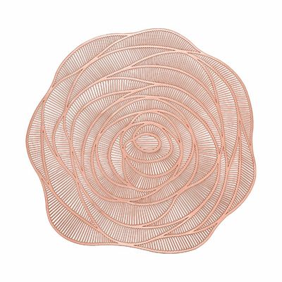 6 Pcs Round Table Placemat Mat- Gold_img_1