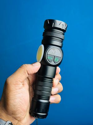GearUP K60 Rechargeable Flashlight 10W COB + LED Torchlight_img_2