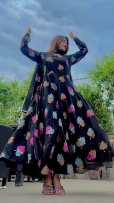🖤 ব্ল্যাক গাউন ড্রেস – থ্রি পিসসেট 🖤_img_2