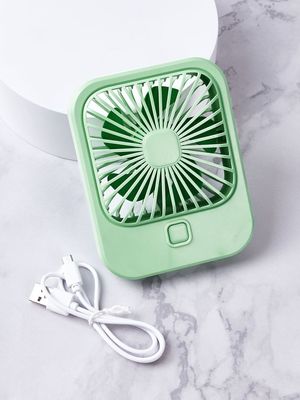Desk Fan Non-slip USB Powered Mini Chargeable Cooling Desk Fan_img_0