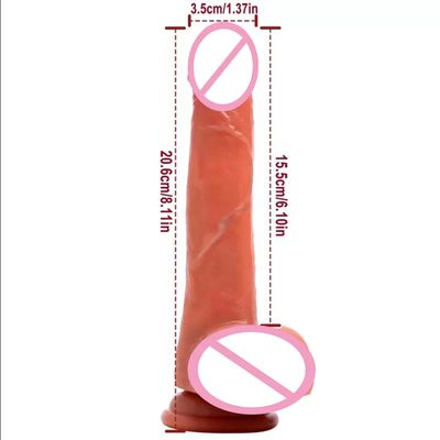 Remote Controlled Heating Thrusting Realistic Big Penis Vibrator Dildo with Suction Cup G Spot Massager Adult Sex Toys for Women_img_2