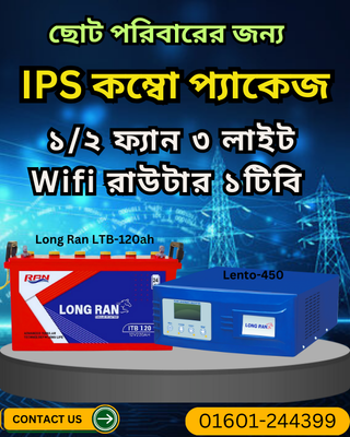 1/2-Fan 3-Light Combo Package Home IPS / UPS For Small Families_img_0