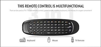 C120 Original Wireless Rechargeable 2.4 GHz Fly Air Mouse Keyboard_img_4
