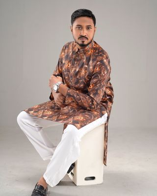 Ajwah's Premium Exclusive Print Panjabi_img_1