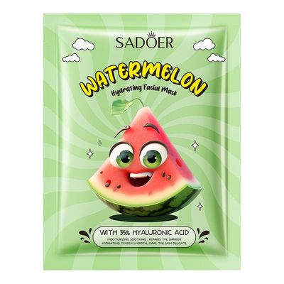 Sadoer Watermelon Sheet Mask With 35% Hyaluronic Acid_img_0