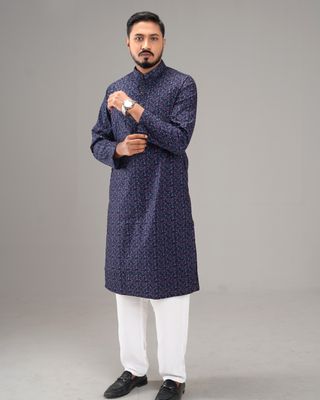 Majestic Floral Panjabi_img_1