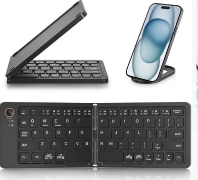 GearUP B023 Rechargeable Ultra Slim Folding Pocket Bluetooth Keyboard_img_1
