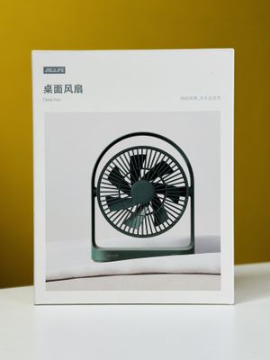 JISULIFE FA19A DC Fan, Run Directly With USB Power From Power Bank Or Solar (Without Battery)_img_3