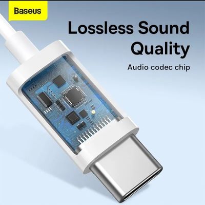 Baseus Encok Type-C lateral in-ear Wired Earphone C17 White (NGCR010002)_img_1