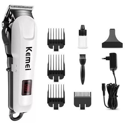 Kemei Km-809A Digital Rechargeable Electric Hair Cut Trimmer_img_2