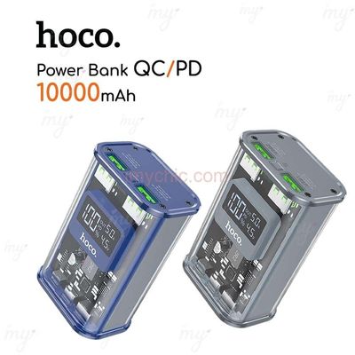 Hoco J105 22.5W Crystal Fast Charging Power Bank 10000 mAh – Gray Color_img_7