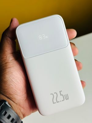 Baseus Comet Series 22.5W 20000mAh Dual Cable Digital Display Power Bank – White Color_img_10