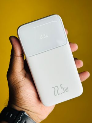 Baseus Comet Series 22.5W 20000mAh Dual Cable Digital Display Power Bank – White Color_img_22
