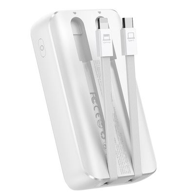 Joyroom JR-PBC07 30W Mini 20000mAh Power Bank With Dual Cables White_img_6