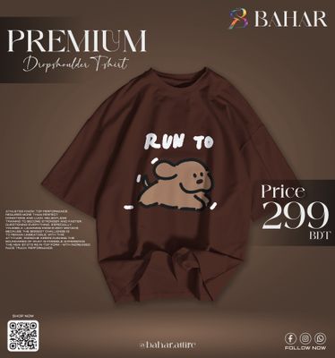 Drop Shoulder T-Shirt (Run to Puppies)_img_4
