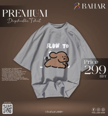 Drop Shoulder T-Shirt (Run to Puppies)_img_6