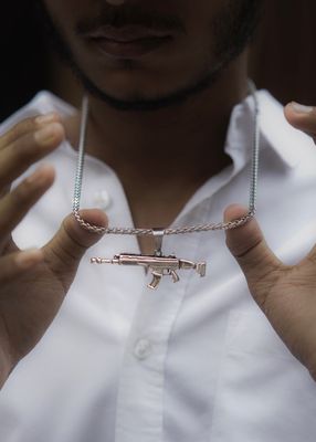 SMG Stainless Stuntning Pendan & Rope Chain_img_0