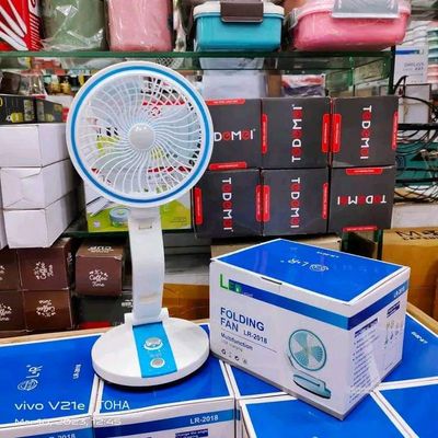 Rechargeable Folding Fan With LED Light (LR Fan)_img_9