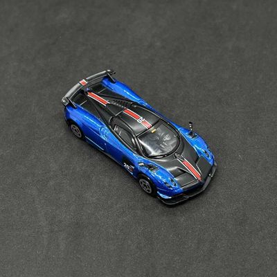KMM 1/64 Pagani Huayra Blue Diecast Model Car_img_0