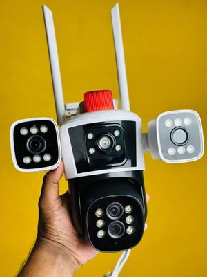 Bullet Dome PTZ 5 Lens Three Screens Security CCTV Network Outdoor Camera_img_0