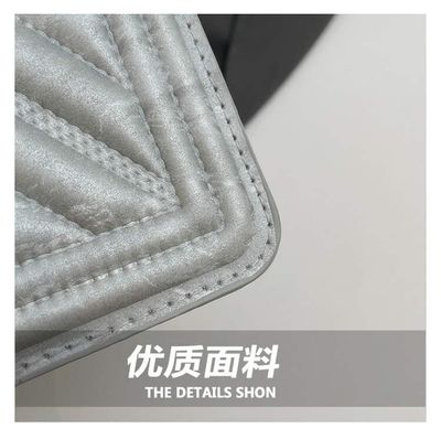 Fashionable New Solid Color PU Embossed Mini Shoulder Bag_img_7