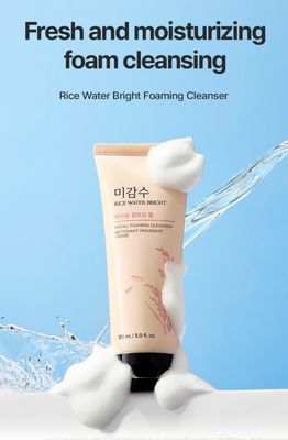 The Face Shop Rice Water Bright Foaming Cleanser – 150ml - 550997_img_5
