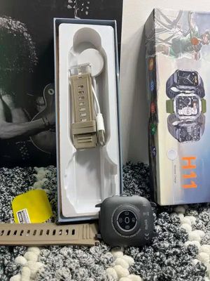 LAXASFIT H11 Smartwatch – Rugged Military Design Bluetooth Call Wireless Charging Fitness & Health Tracker_img_3