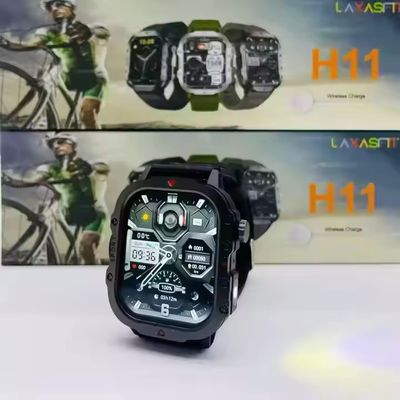LAXASFIT H11 Smartwatch – Rugged Military Design Bluetooth Call Wireless Charging Fitness & Health Tracker_img_4