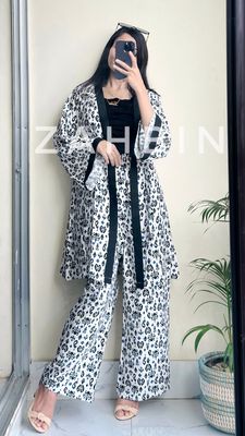 Tribal printed Kimono Set_img_4