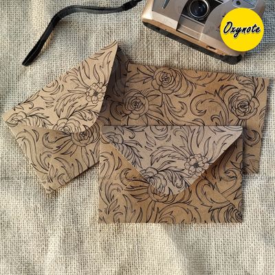 OXYNOTE Premium Designed Vintage Kraft Paper Envelope_img_4
