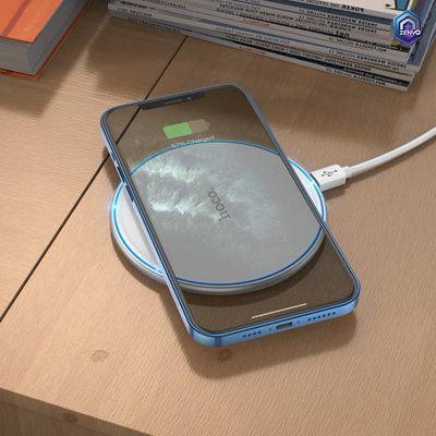 Hoco CW6 Pro 15W Wireless Charger (White)_img_1