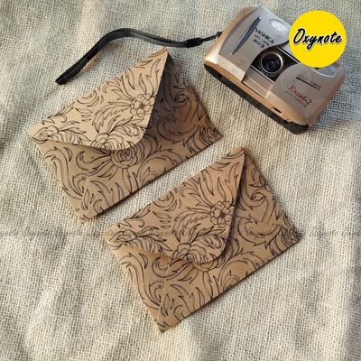 OXYNOTE Premium Designed Vintage Kraft Paper Envelope_img_6
