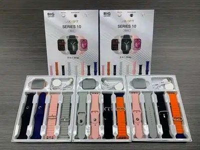 8-in-1 Series Laxasfit 10 Smart Watch | 1.9″ AMOLED Display, Bluetooth Calling, 8 Stylish Straps, Long Battery Life_img_1