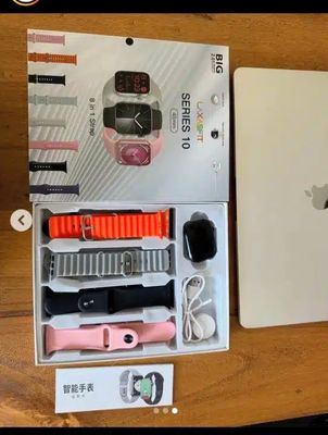 8-in-1 Series Laxasfit 10 Smart Watch | 1.9″ AMOLED Display, Bluetooth Calling, 8 Stylish Straps, Long Battery Life_img_2