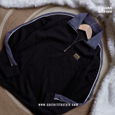 Sky Night Black - Full Sleeve Winter Sweatshirt