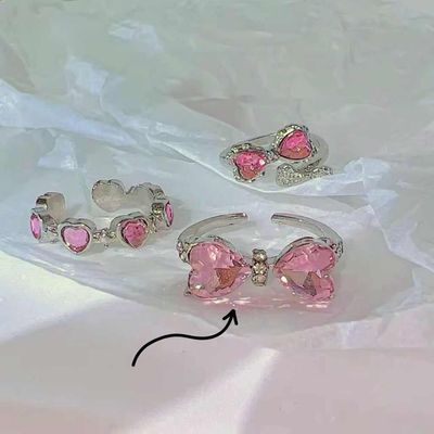 3pcs Bow Finger Ring Set_img_5