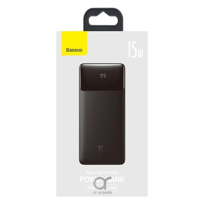 Baseus Bipow 20000mAh 15W Power Bank – Black Color_img_1