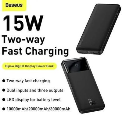Baseus Bipow 20000mAh 15W Power Bank – Black Color_img_4