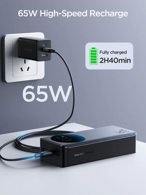 JOYROOM JR-PBF05 65W Power Bank 30000mAh- Black_img_7
