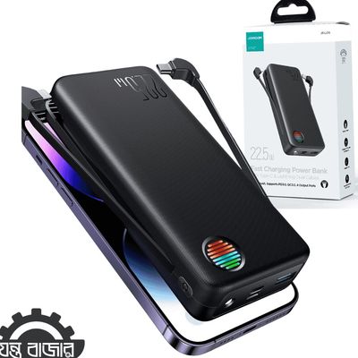 Joyroom JR-L015 22.5W 20000mAh Power Bank With Dual Cables – Black_img_10
