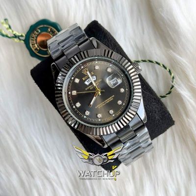 Rolex AA Grade || Full Black || Diamond cut Dial_img_0