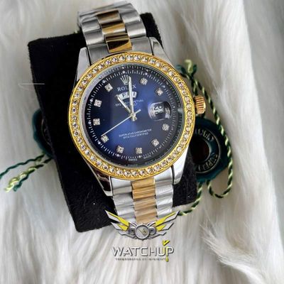 Rolex AA Grade || Dual Tone  || Blue Diamond Stone_img_0