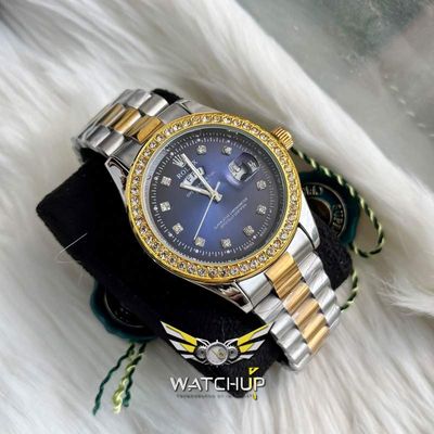 Rolex AA Grade || Dual Tone  || Blue Diamond Stone_img_1