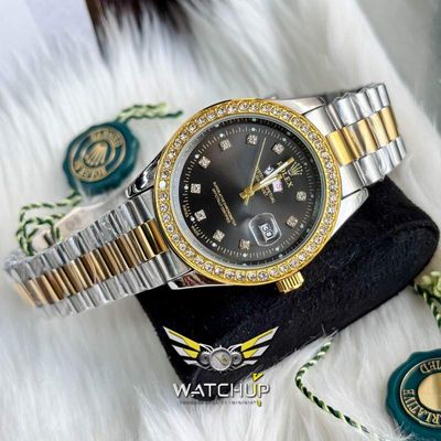Rolex AA Grade || Dual Tone  || Grey Diamond Stone_img_2